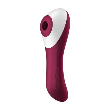 Sací stimulátor na klitoris Satisfyer Dual Crush Červená