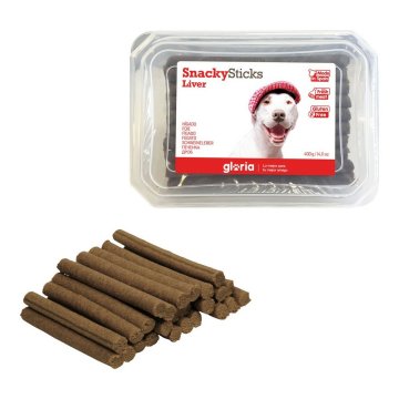 Maškrty pre psov Gloria Snackys Sticks Pečeň (350 g)