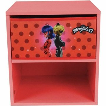 Nočný stolík Fun House Miraculous Ladybug 36 x 33 x 30 cm