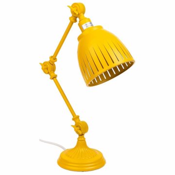 Flexo/Stolná lampa Alexandra House Living Žltá Kov 13 x 43 x 25 cm