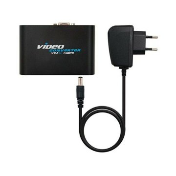 Adaptér VGA na HDMI s Audio NANOCABLE 10.16.2101-BK