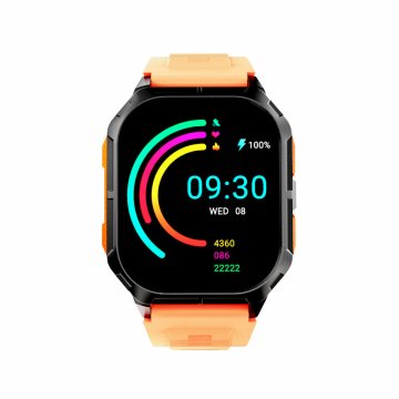 Chytré hodinky HiFuture ULTRA 3 41 mm Čierna Oranžová