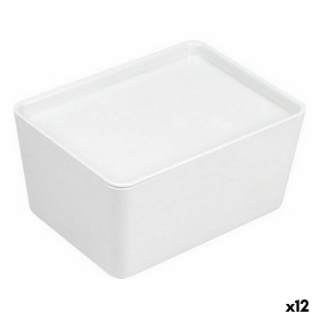 Organizačná stohovateľná krabica Confortime S vrchnákom 17,5 x 13 x 8,5 cm (12 kusov)