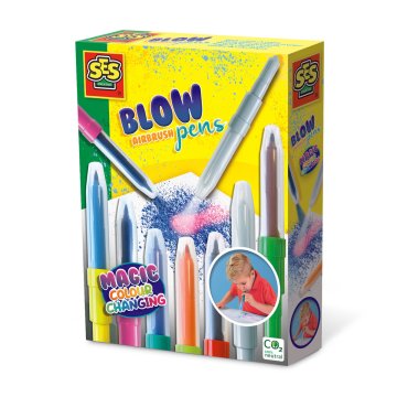 Sada fixiek SES Creative Blow Airbrush Pens