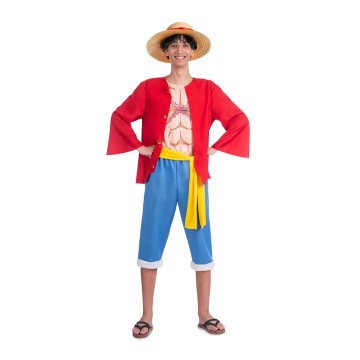 Kostým pre dospelých One Piece Luffy (5 Kusy)