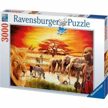 Puzzle Ravensburger Massai Pride (3000 Kusy)