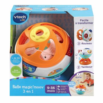 Interaktívna hračka pre bábätká Vtech Baby Magic'Moov Ball 3 in 1