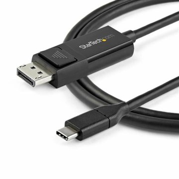 Adaptér USB C na DisplayPort Startech CDP2DP2MBD Čierna