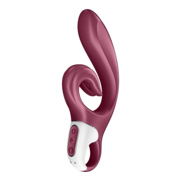 Vibrátor pre dvojicu Dual Stimulation Satisfyer Love me Červená