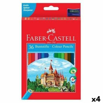 Farbičky Faber-Castell Viacfarebná 4 Kusy