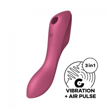 Vibrátor pre dvojicu Dual Stimulation Satisfyer CURVY TRINITY 3