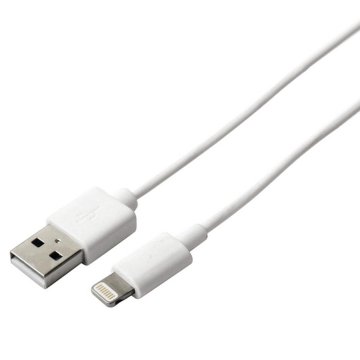 Kábel USB na Lightning KSIX Apple-compatible Biela