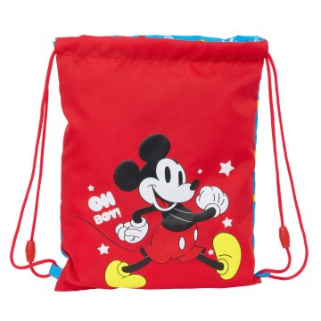 Batoh so šnúrkami Mickey Mouse Clubhouse Fantastic Modrá Červená 26 x 34 x 1 cm