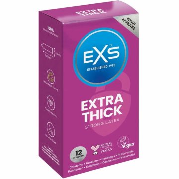 Kondómy EXS Extra Thick 12 kusov