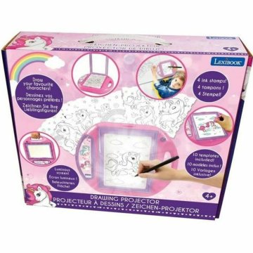 Súprava na kreslenie Lexibook Unicorn Drawing Projector