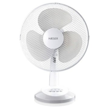 Stolový ventilátor Haeger FA-012.008A Biela 40 W