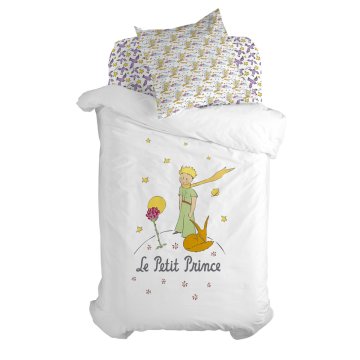 Sada poťahov na periny HappyFriday Le Petit Prince Ses Amis Viacfarebná 80 cm posteľ 2 Kusy