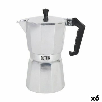 Moka Kanvica Quttin 12 Šálky Aluminium (6 kusov)