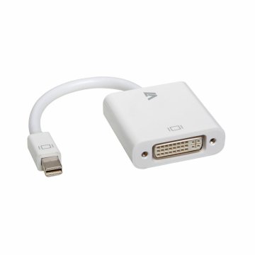 Adaptér Mini DisplayPort na DVI V7 CBL-MD1WHT-5E Biela