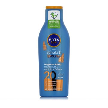 Mlieko na opaľovanie Nivea Sun Protect & Bronze Spf 20 200 ml