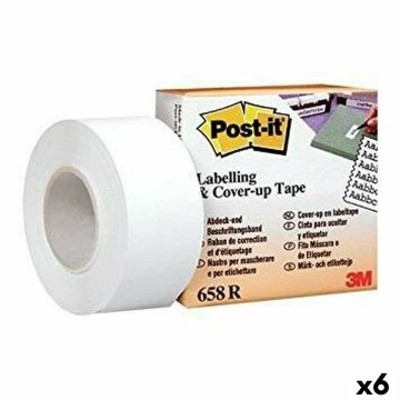 Lepiaca Páska Post-it 658R Biela 25,4 mm x 17,7 m (6 kusov)