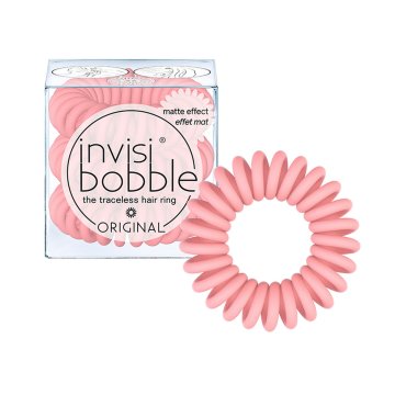 Gumičky na vlasy Invisibobble ORIGINAL Ružová 3 kusov