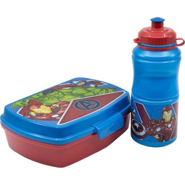 Miska so zabudovanou fľašou The Avengers CZ11275 380 ml 17 cm Plastické