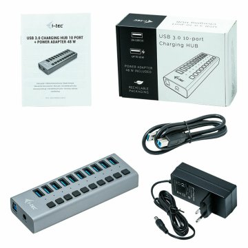 USB rozbočovač i-Tec U3CHARGEHUB10