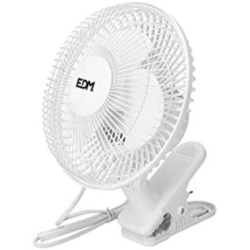 Ventilátor EDM Kliešte Biela 15 W Ø 15 cm