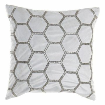 Vankúšik DKD Home Decor Zamat Geometrický (45 x 45 cm)