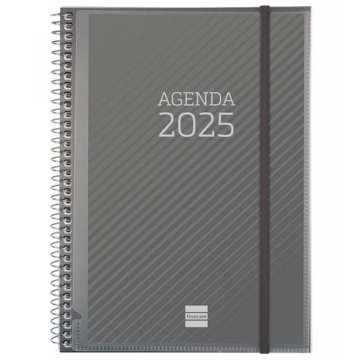 Agenda Finocam Sivá A5 15,5 x 21,2 cm 2025