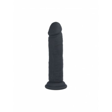 Realistické dildo Virgite R15 Čierna 16,5 cm