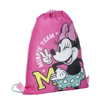 Detský batoh vrecko Minnie Mouse Fuchsiová