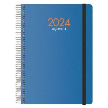 Agenda SYNCRO DOHE 2024 Modrá Quarto 15 x 21 cm Ročný