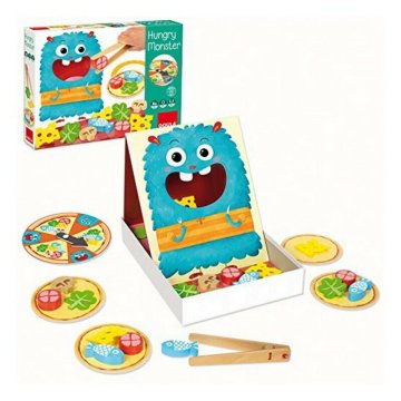 Hra zručnosti pre bábätko Hungry Monster Goula 53172