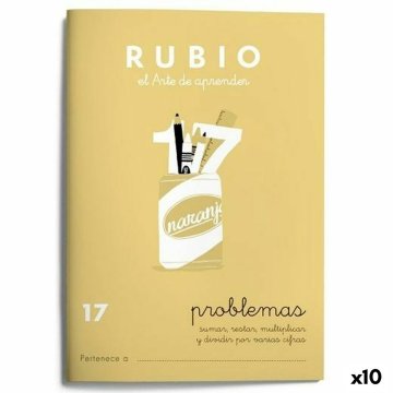 Zošit na matematiku Rubio Nº 17 A5 Španielčina 20 Listy (10 kusov)