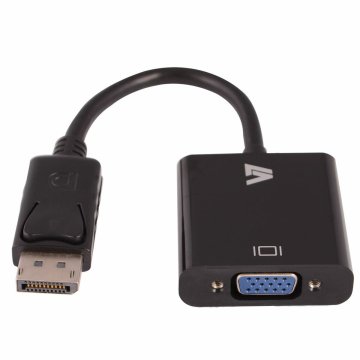 Adaptér DisplayPort na VGA V7 CBLDPVGA-1E Čierna