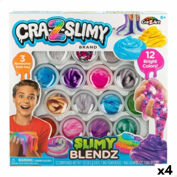 Plastelínová hra Cra-Z-Art Slimy Blendz (4 kusov) Slime