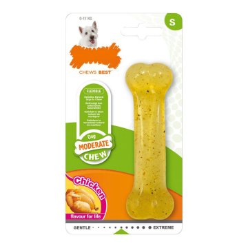 Hračka na žuvanie psa Nylabone Moderate Chew Veľkosť S Kurča Termoplast