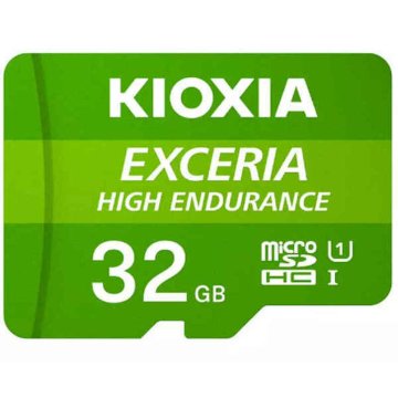 Pamäťová karta Micro SD s adaptérom Kioxia Exceria High Endurance Trieda 10 UHS-I U3 zelená