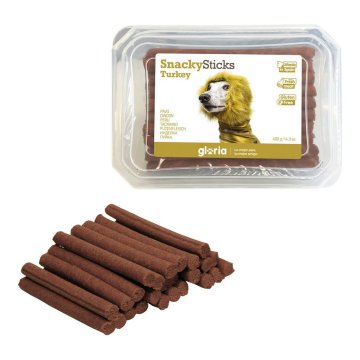 Maškrty pre psov Gloria Snackys Sticks Kurča Páv Tyčinky (350 g)