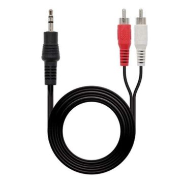 Kábel Audio Jack (3,5 mm) na 2 RCA NANOCABLE 10.24.0301 (0,5M)