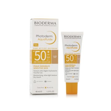 Mlieko na opaľovanie s farbou Bioderma Photoderm Aquafluide Light SPF 50+ 40 ml