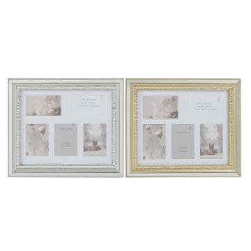 Rám na fotografie DKD Home Decor Luxury 46,5 x 2 x 40 cm Sklo Striebristý Zlatá polystyrén Tradičný