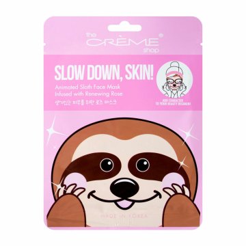 Maska na tvár The Crème Shop Slow Dawn, Skin! Sloth (25 g)