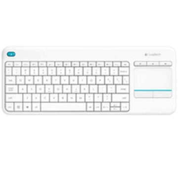 Klávesnica Logitech K400+ Biela Španielska Qwerty QWERTY