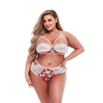 Sada spodného prádla Baci Lingerie 838-SEG-3 Viacfarebná XL (Queen)