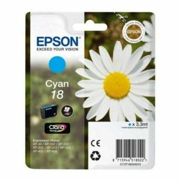 Originálne atramentové náplne Epson C13T18024012 Azúrová