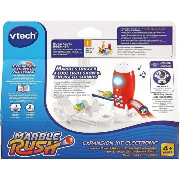 Sada guličiek Vtech Marble Rush - Expansion Kit Electronic - Raket Okruh Dráha s Rampami 3 Kusy + 4 