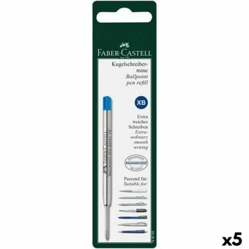 Náhradné časti Faber-Castell Pero 0,6 mm Modrá (5 kusov)